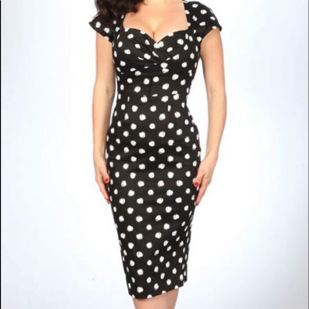 Stop Staring polka dot dress